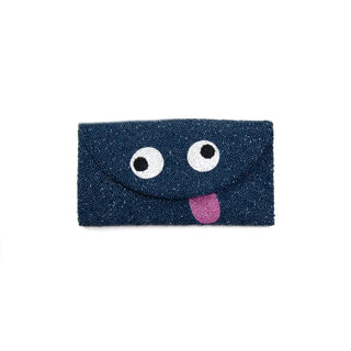 Blue Googly Eyed Clutch