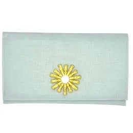 Tiffany Clutch, Sunburst Blue