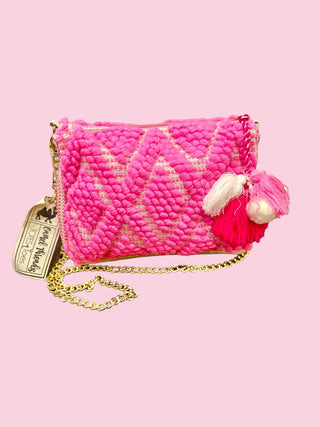 Lulu Flamingo Crossbody, Pink