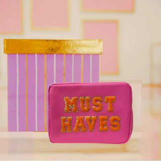 Must Haves Large Pouch, Pink