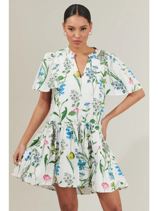 Clove Garden Floral Mini Dress