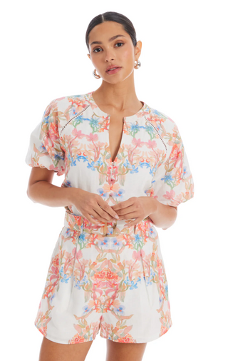 Josephine Top  - Floral Arches