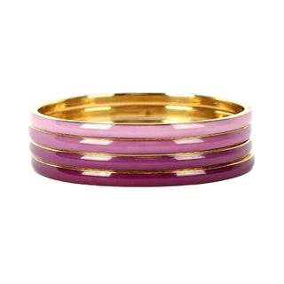 Krishna Bangles Set of 4 - Amethyst