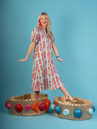 Hampton Dress, Iconic Iris