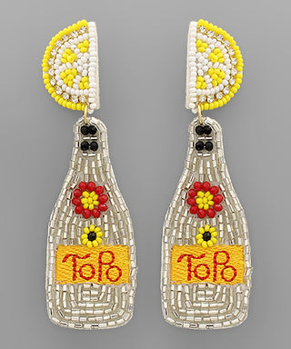 Topo Bottle Earring, Lemon