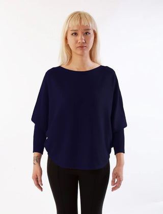 Ryu Thin Sweater, Navy