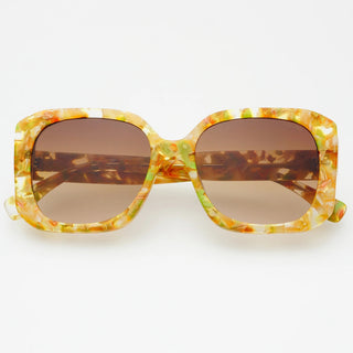 Vivian Acetate Octagonal - Yellow Tortoise