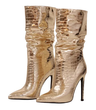 90210 Boot, Gold
