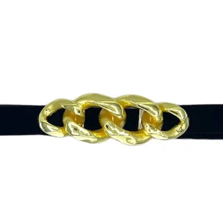 Chain Link Buckle, Gold