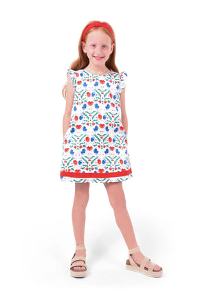 Girl's Lil Dress , Poppy Party