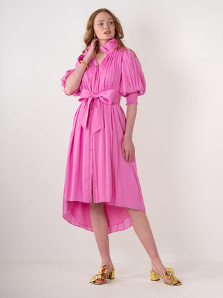 Rowan Dress, Fuchsia Pink