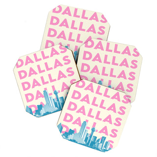 Dallas 3 Coaster Set