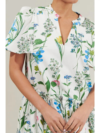 Clove Garden Floral Mini Dress