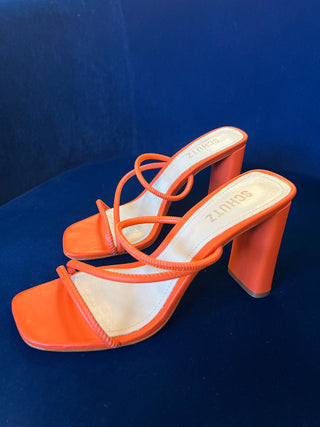 Chess Mid Heel, Flame Orange