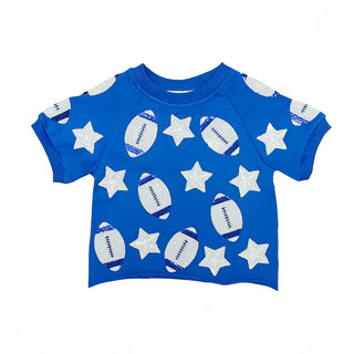 Royal Blue Football Top, Blue