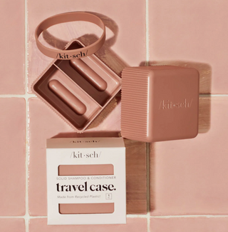 Bottle Free Beauty Travel Case, Pink