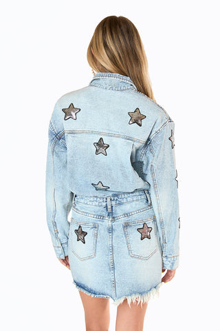 Raelynn Denim Star Dress