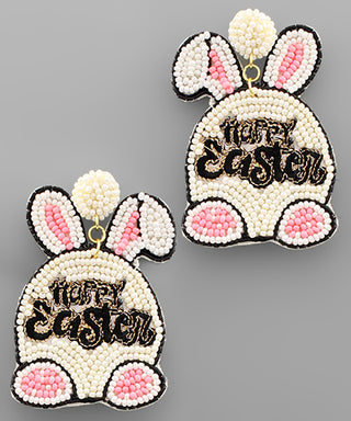 Happy Easter Bunny, Ivory