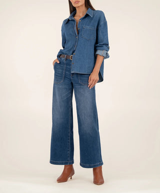 Meg High Rise, Dark Wash