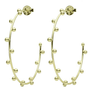 Thin merry Go Round Hoops 2.5", gold