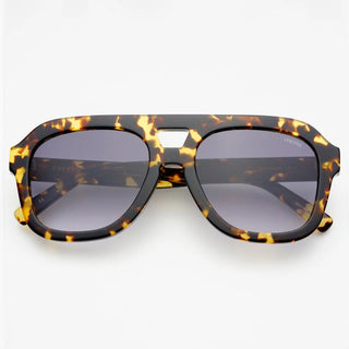 Voyager Oversized Aviator - Yellow Tortoise