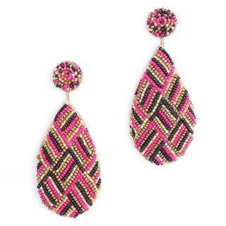 Zinnia Earring Fuchsia