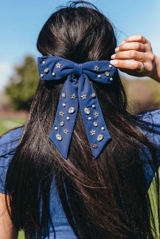 Dallas Cowboys Bow Barrette