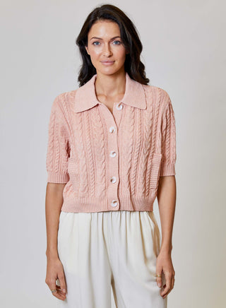 Cosette Cardigan, Pale Peach