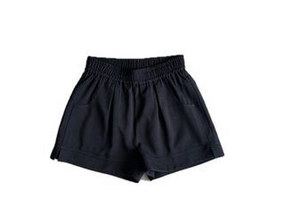 Elastic Waist Short, Black