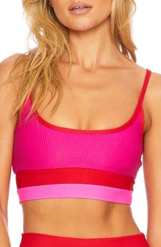 Eva Top, Fuchsia Red Neon Pink