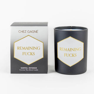Remaining Fucks! - Painted Candle Spicy Santal