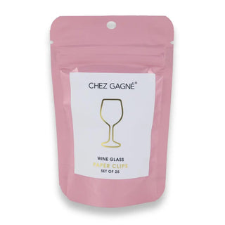 Paper Clip Pack - Wine Glass - Pack of 25 - Office Supplies