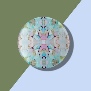 Martini Olives Coaster, Blue