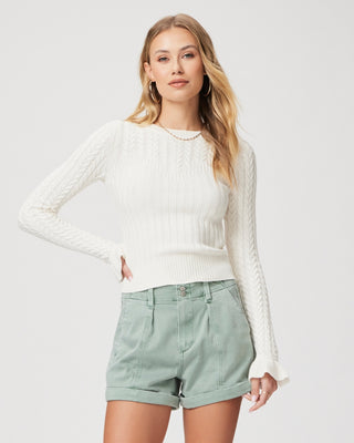 Brooklyn Short w Cuff, Vintage Dusty Sage