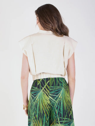 Evie Top, Birch Linen