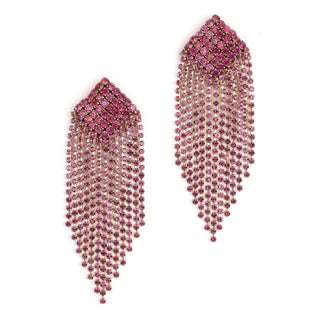 Niomi Earring, Fuchsia