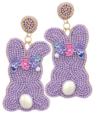 Easter Bunny & Flower, Lavender