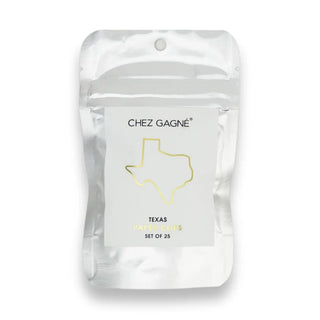 Paper Clip Pack - Texas State - Pack of 25 - Office Supplies