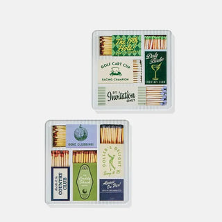 Golf Matchbook Coasters