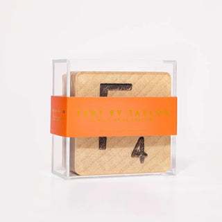 Fuck Scrabble Tiles | Set of 4 Acrylic Drink Coasters