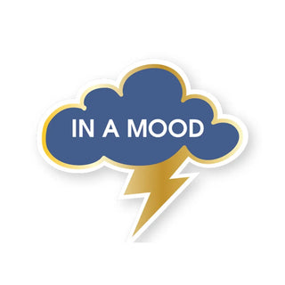 In A Mood - Lightning Vinyl Sticker